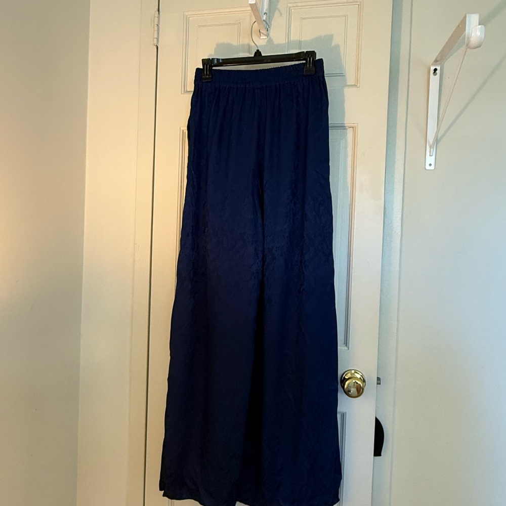 L’Agence Royal Blue “deep ocean” Lillian Wide Leg Pant